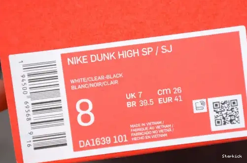 White Dunk DA1639-101 Nike High Black Slam Jam 0518
